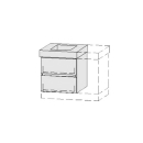 Unterbau Vanity-Keramik Line