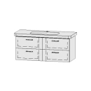 Unterbau Vanity-Durastyle 120