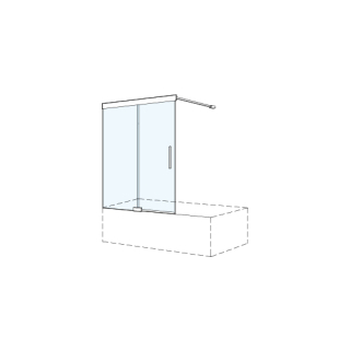 Gleittüre freistehend Koralle S505 Plus