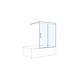 Gleittüre freistehend Koralle S505 Plus
