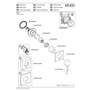 Sichtteil Waschtischmischer IXMO o.Ablgarn., Ausld. 80...