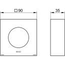 Verlängerungs-Rosette IXMO für Einhebelmischer
