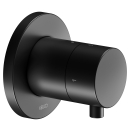 Sicht. Ab-Umstellventil IXMO Rosette rund, schwarz matt