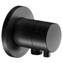 Sicht. Ab-Umstellventil IXMO Rosette rund, schwarz matt