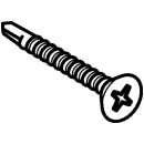 Paneelschraube 3.5x35 mm, Stahl schwarz