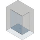 Gleittüre Duka Natura 4000, Bodenmontage