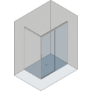 Gleittüre Duka Natura 4000, Bodenmontage