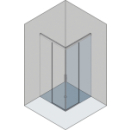 Gleittüre Duka Natura 4000, Bodenmontage