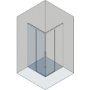 Gleittüre Duka Natura 4000, Bodenmontage