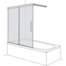 Gleittüre Duscholux Viva