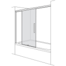 Gleittüre Duscholux Viva