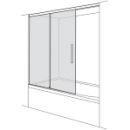 Gleittüre Duscholux Viva