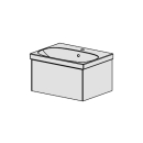 Möbel Acanto-Raffinato 65 cm B: 65 H: 37,2 T: 48 cm