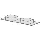 Abdeckung Glano Top 151 cm B: 151, T: 51,5 cm