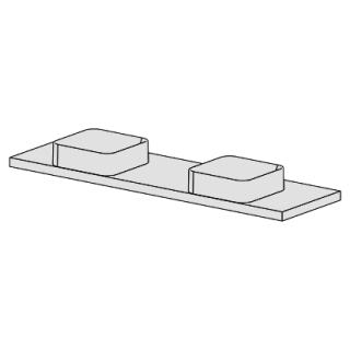 Abdeckung Glano Top 181 cm B: 181, T: 51,5 cm, H: 5.2 cm