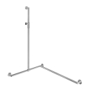 Duschhandlauf HEWI S900 96,5 x 76,5 cm, H 125 cm