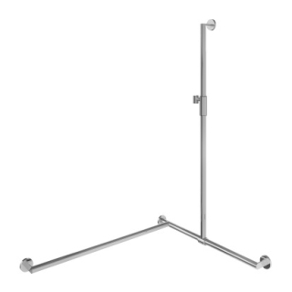 Duschhandlauf HEWI S900 76,5 x 96,5 cm, H 125 cm