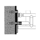 Befestigungsset HEWI BM10.2.1 zur beidseitigen Befestigung