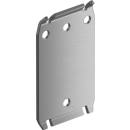 Montageplatte HEWI 10,2 x 17,6 x 1,3 cm