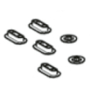 Set Puffer für Geberit AquaClean Sela