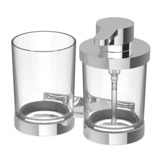 Seifenspender SIGNA und Glashalter