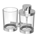 Seifenspender SIGNA und Glashalter