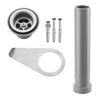 Ablaufventil Set PROFI LINE 1 1/2", inkl. Standrohr und