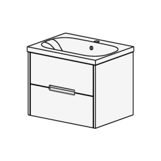 Möbel ProCasa Tre 60 cm B:60, H:47.5, T:45 cm