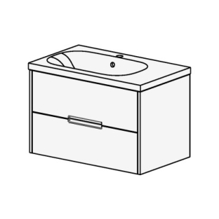 Möbel ProCasa Tre 75 cm B:75, H:47.5, T:45 cm