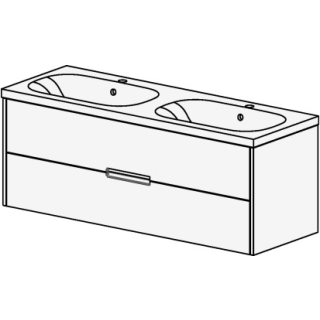 Möbel ProCasa Tre 130 cm B:130, H:47.5, T:45 cm