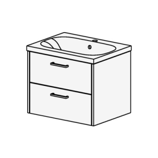 Möbel ProCasa Tre 60 cm B:60, H:47.5, T:45 cm