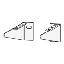 Konsole links oder rechts Schwarz matt