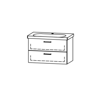 Unterbau Vanity Lua 80