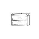 Unterbau Vanity Lua 80