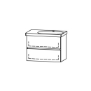 Unterbau Vanity Lua Line 75