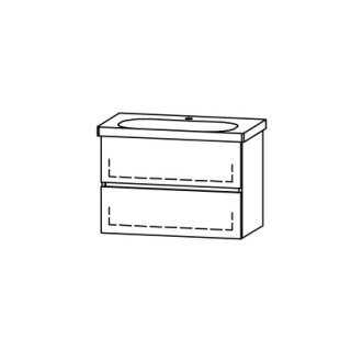 Unterbau Vanity Lua Line 80