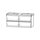 Unterbau Vanity Lua Line 120