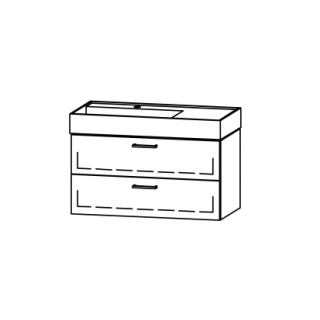 Unterbau Vanity Kartell 90