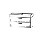 Unterbau Vanity Kartell 100