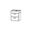 Unterbau Vanity Kartell 50