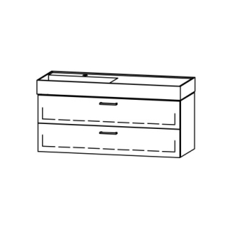 Unterbau Vanity Kartell 100