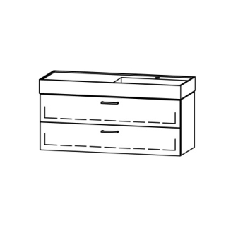 Unterbau Vanity Kartell 120