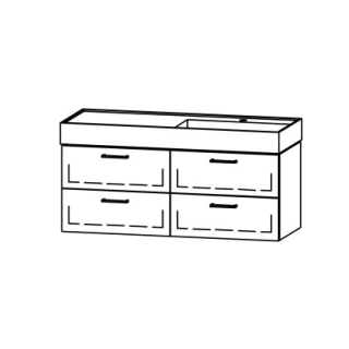 Unterbau Vanity Kartell 120