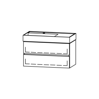 Unterbau Vanity Kartell Line 90