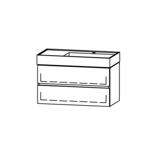 Unterbau Vanity Kartell Line 90