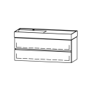 Unterbau Vanity Kartell Line 120