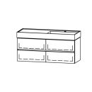 Unterbau Vanity Kartell Line 120