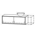 Waschtischmöbel Vanity Tribute Alea 2