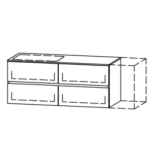 Waschtischmöbel Vanity Zoe