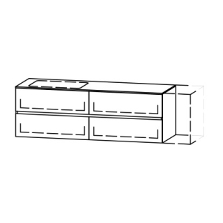 Waschtischmöbel Vanity Zoe